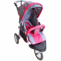 AmorosO 3571 Red and Grey Single Jogging Stroller