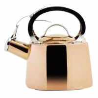 Old Dutch International 1872 1.7 qt. & 1.6 Litre IO Tea Kettle, Dura Copper