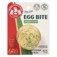 Trois Petits Cochons Sous-Vide Spinach and Feta Egg Bite