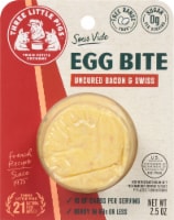 Trois Petits Cochons Sous-Vide Bacon and Swiss Egg Bite Perspective: Main