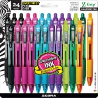 Zebra Z-Grip® Vibrant Color Ballpoint Pens - Assorted Perspective: Main