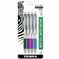 Zebra Z-Grip Flight Bold Point Pen - 4 Pack - Multi-Color Perspective: Main