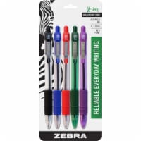 Zebra Z-Grip® Vibrant Ball Point Pens - Assorted