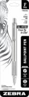 Zebra Durable Stainless Steel Ballpoint Pen - Black