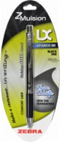 Zebra Z-Mulsion 1.0mm Medium Point Stainless Steel Barrel Pen - Black Perspective: Main