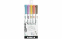 Zebra Mildliner Creative Double Ended Markers - Warm Color Set