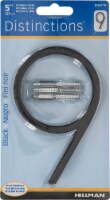 Hillman Distinctions Floating Mount #9 House Number - Black Perspective: Main