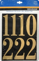 Hillman™ Adhesive House Number Pack - Black/Gold