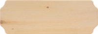 Hillman Natural Wood Rectangle Address Plate Perspective: Main