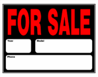 Hillman Auto For Sale Sign