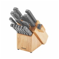 Farberware® Edgekeeper Cutlery Set Grey Trim Perspective: Main