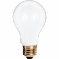 Satco 25W Frosted Medium Base A19 Incandescent Light Bulb (2-Pack) S6050
