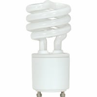 Satco 60W Equivalent Neutral White GU24 Base T2 Spiral CFL Light Bulb S8226