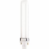 Satco 60W Equivalent Cool White GX23 Base T4 CFL Light Bulb S8312