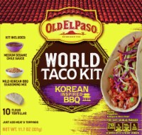 Old El Paso Korean Inspired BBQ World Taco Dinner Kit Perspective: Main