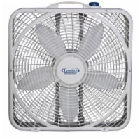 Lasko Premium Weather-Shield Box Fan - White Perspective: Main