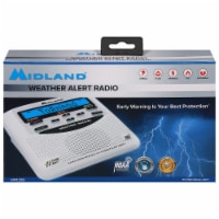 Midland® Digital Weather All Hazards Alarm Clock Perspective: Main