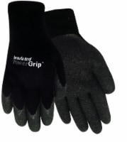 Red Steer Glove Company Insulated PowerGrip Rubber Palm Gloves - Black Perspective: Main