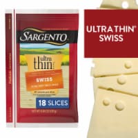 Sargento® Ultra Thin® Sliced Swiss Cheese Perspective: Main
