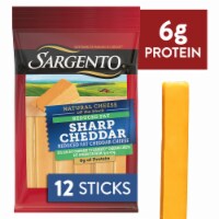Sargento® Reduced Fat Sharp Cheddar Cheese Sticks Perspective: Main