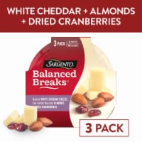 Sargento® Balanced Breaks® White Cheddar Cheese Almonds & Cranberries Snack Packs