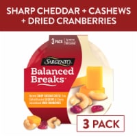 Sargento® Balanced Breaks® Sharp Cheddar Cheese Cashews & Dried Cranberries