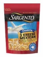 Sargento® Creamery 3 Cheese Mexican Blend Shredded Cheese Perspective: Main