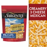 Sargento® Creamery Shredded Natural 3 Cheese Mexican Blend Cheese