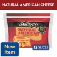 Sargento® Natural American Sliced Natural Cheese Perspective: Main