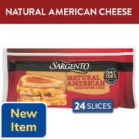 Sargento® Natural American Cheese Slices Perspective: Main