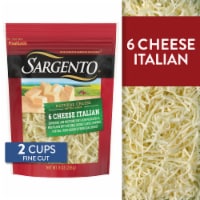Sargento® Off The Block 6 Cheese Italian Blend Natural Cheese Shreds Perspective: Main