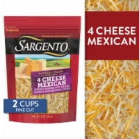 Sargento® Off the Block Fine Cut Shredded 4 Cheese Mexican Cheese
