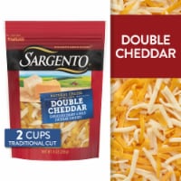 Sargento® Off the Block Shredded Double Cheddar Cheese