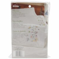 Bucilla Stamped Embroidery Pillowcase Pair 20 X30 -Butterflies In Flight