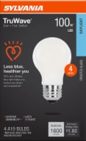 Sylvania TruWave™ 15-Watt (100-Watt) A19 LED Frosted Glass Bulbs - Daylight Perspective: Main