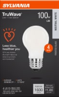 Sylvania TruWave™ 15-Watt (60-Watt) A19 LED Frosted Glass Bulbs - Neutral White Perspective: Main