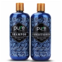 Mens Shampoo and Conditioner Set for Men Daily Hair Care. Paraben & Sulfate Free
