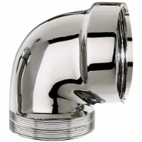 Do it 1-1/2 In. Polished Chrome Cast Brass Sink Trap Elbow 30455K