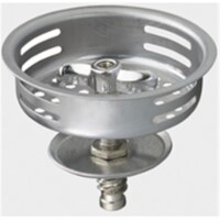 Plumb Pak 498576 PlumbPak Replacement Basket Strainer with Twist N Lock Post, Stainless Steel