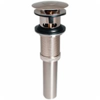 Keeney Bn Psh Btn Dr W/Ovr Flw K820-75BN