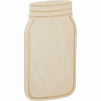Walnut Hollow 5 In. x 9 In. Mason Jar Unfinished Wood Wall Hanging 41882