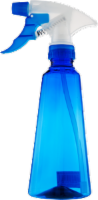 Sprayco® Beveled Square Spray Bottle Perspective: front