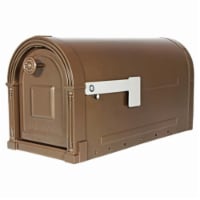 Solar Group 236683 Post Mount Mailbox - Venetian Bronze, Large