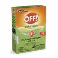 Off!® Botanicals Plant-Based Repellent Towelettes