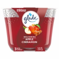 Glade® Welcoming Apple Cinnamon 3 Wick Candle