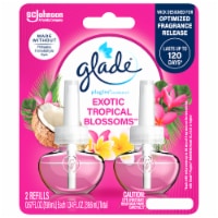 Glade PlugIns Scented Oil, Exotic Tropical Blossoms Perspective: Main