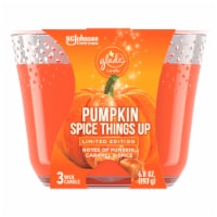Glade® Pumpkin Spice Things Up 3 Wick Candle Perspective: Main