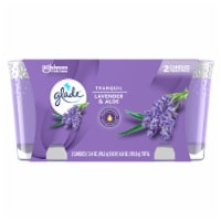 Glade® Tranquil Lavender & Aloe Scented Candles Perspective: Main