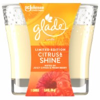 Glade Limited Edition Citrus & Shine Candle Perspective: Main