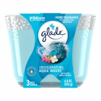 Glade® Invigorating Aqua Waves™ 3-Wick Candle Perspective: Main